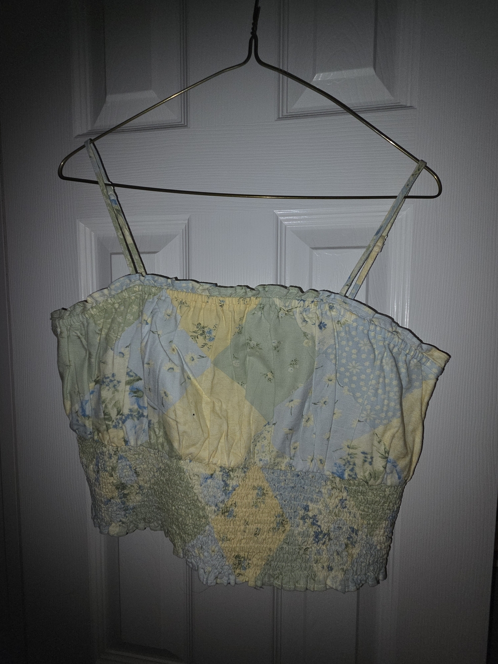 American Eagle Outfitters Light Pastel Elastic Waist Camisole summer top
